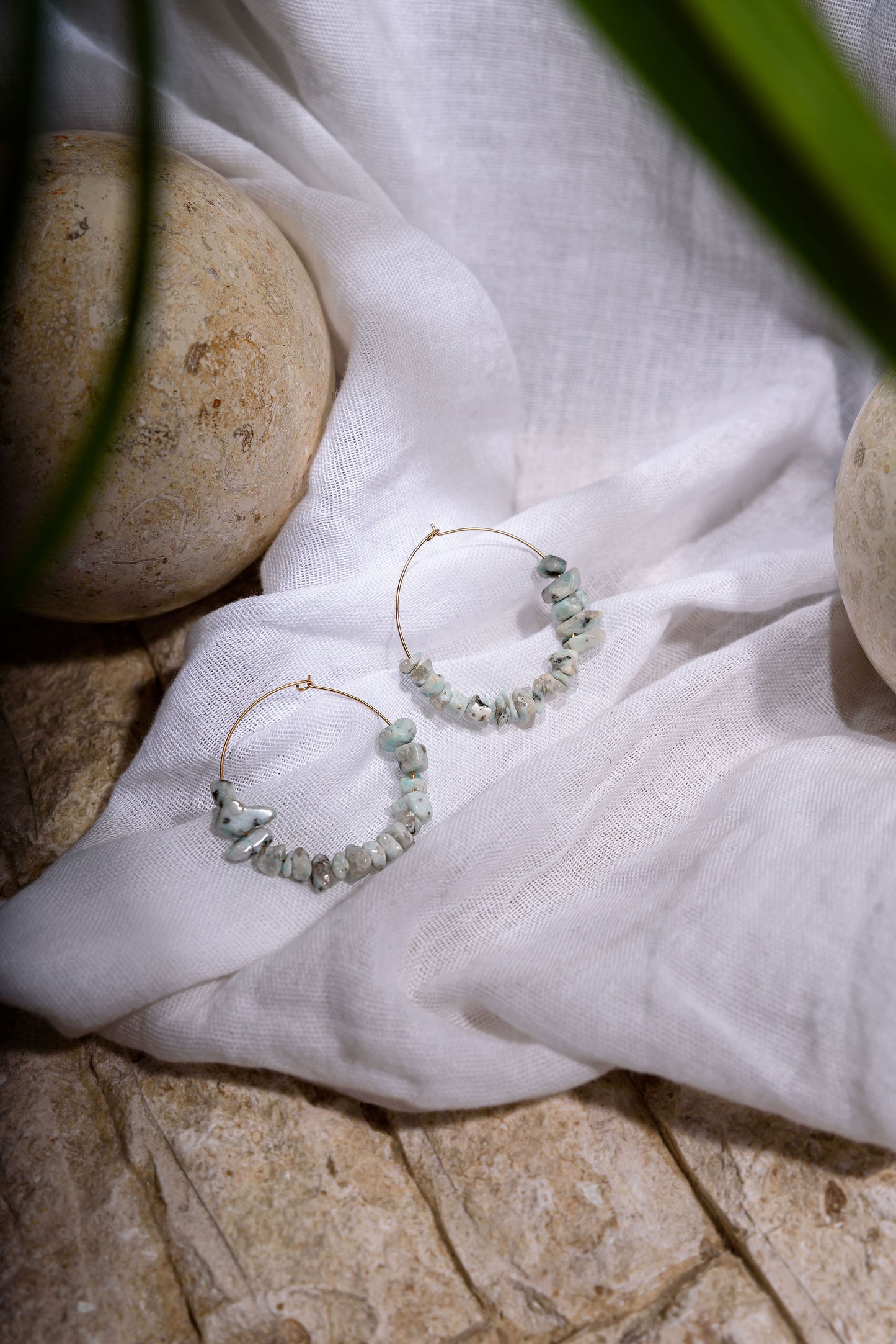 Larimar Ella Earrings