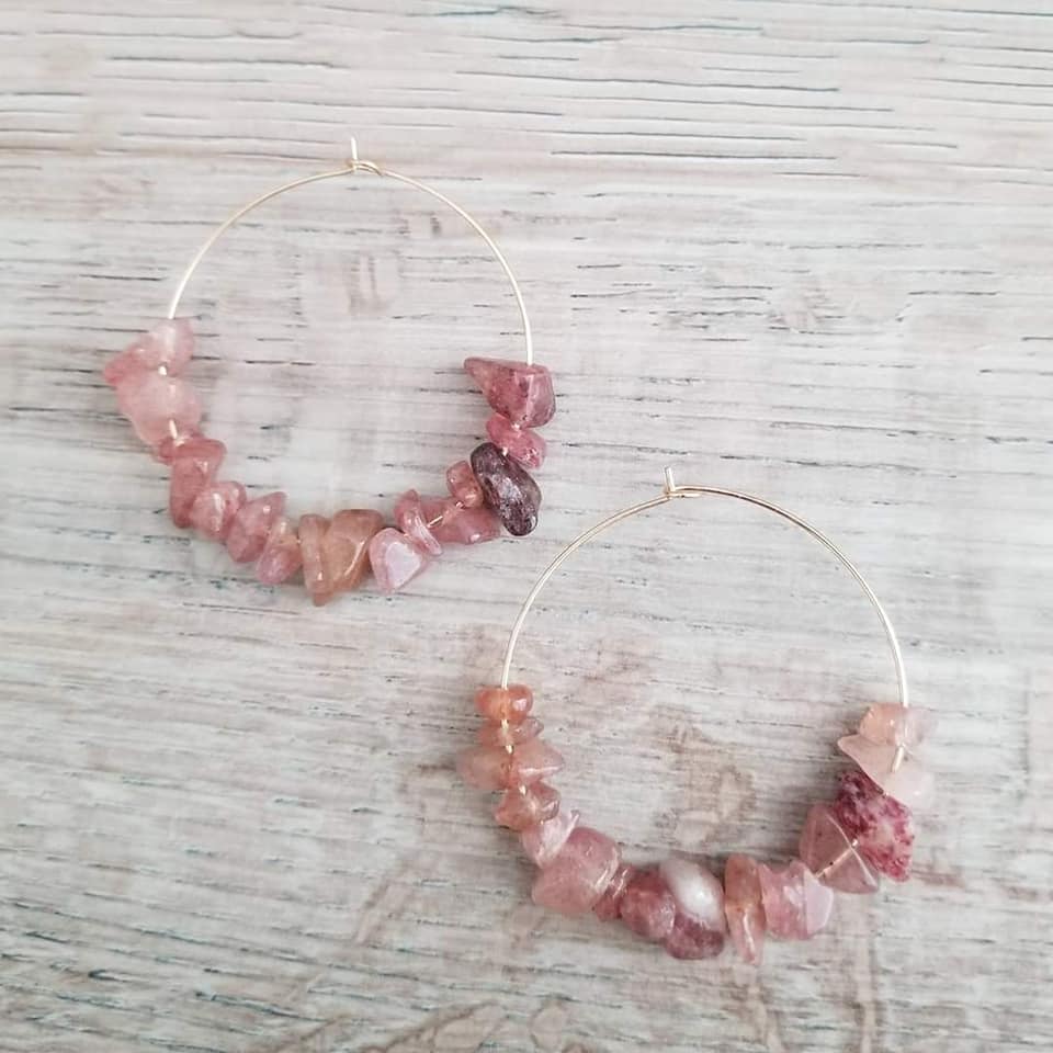 Garnet Ella Earrings