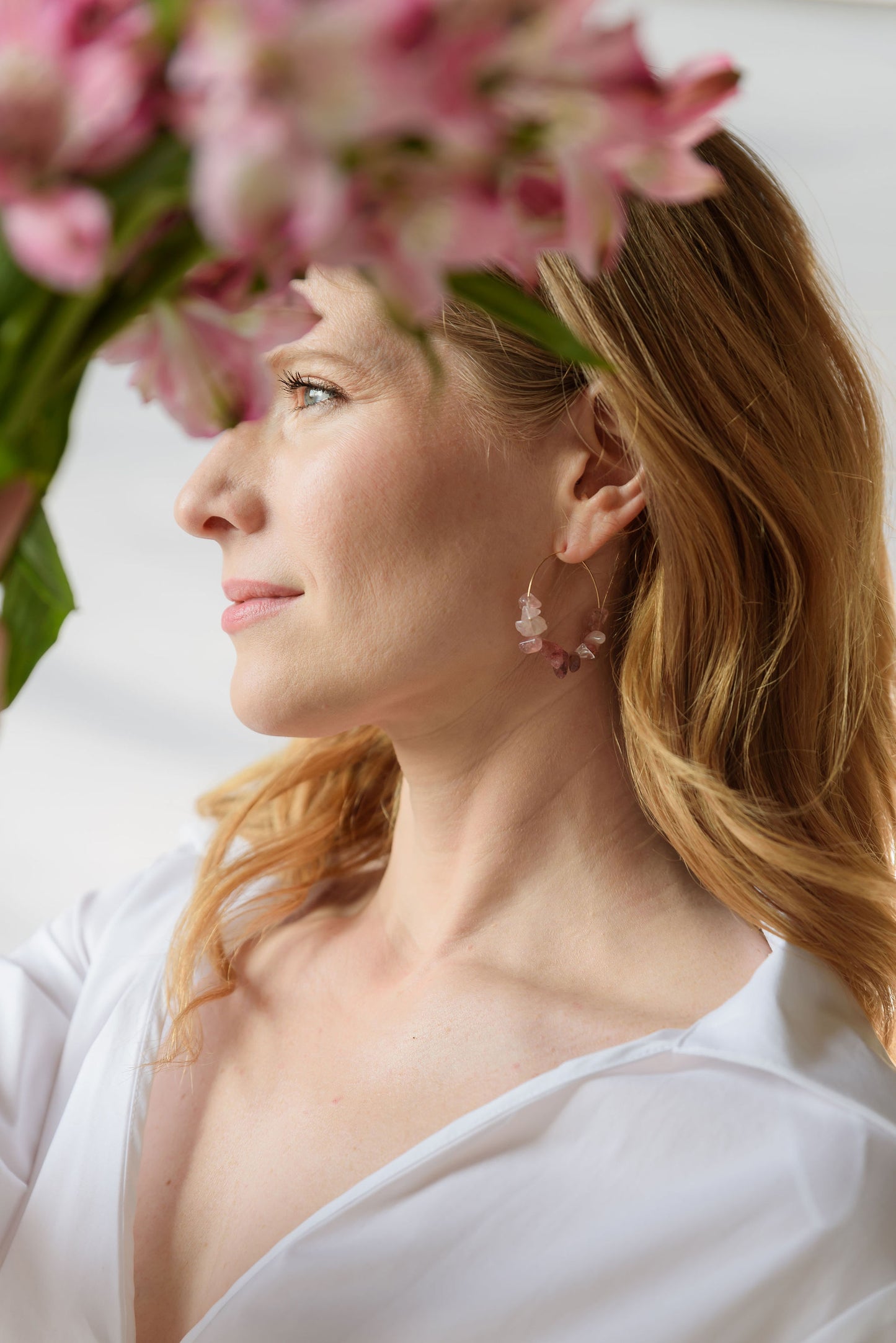 Garnet Ella Earrings