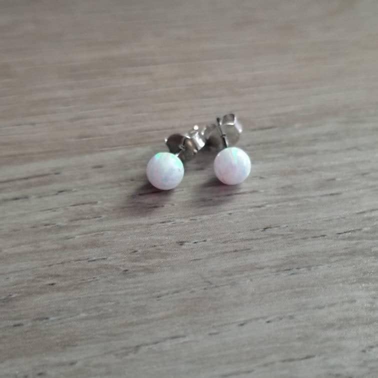 Opal Lily Earrings