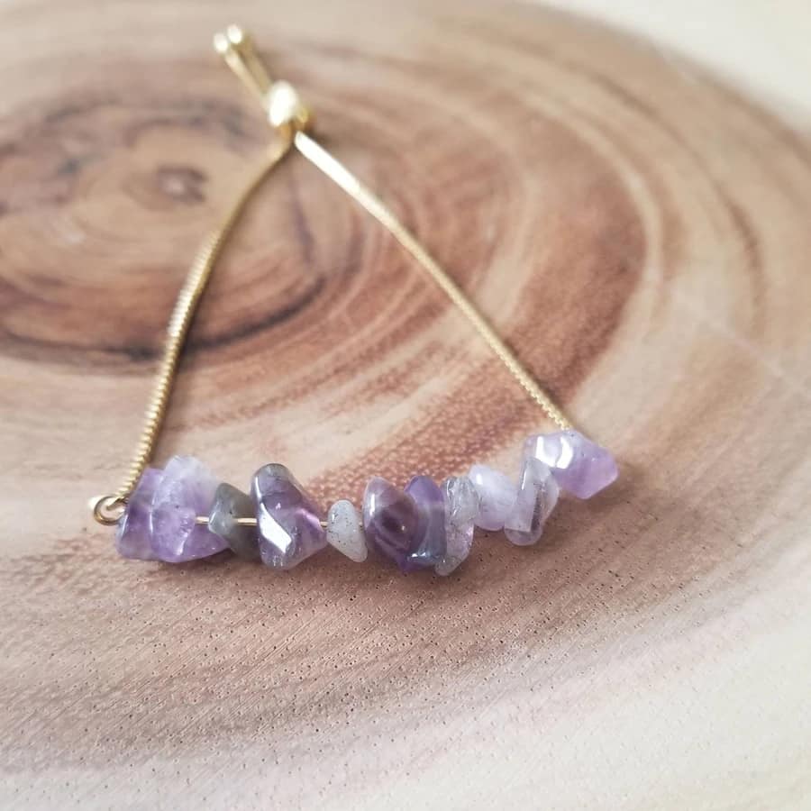 Amethyst Adjustable Bracelet