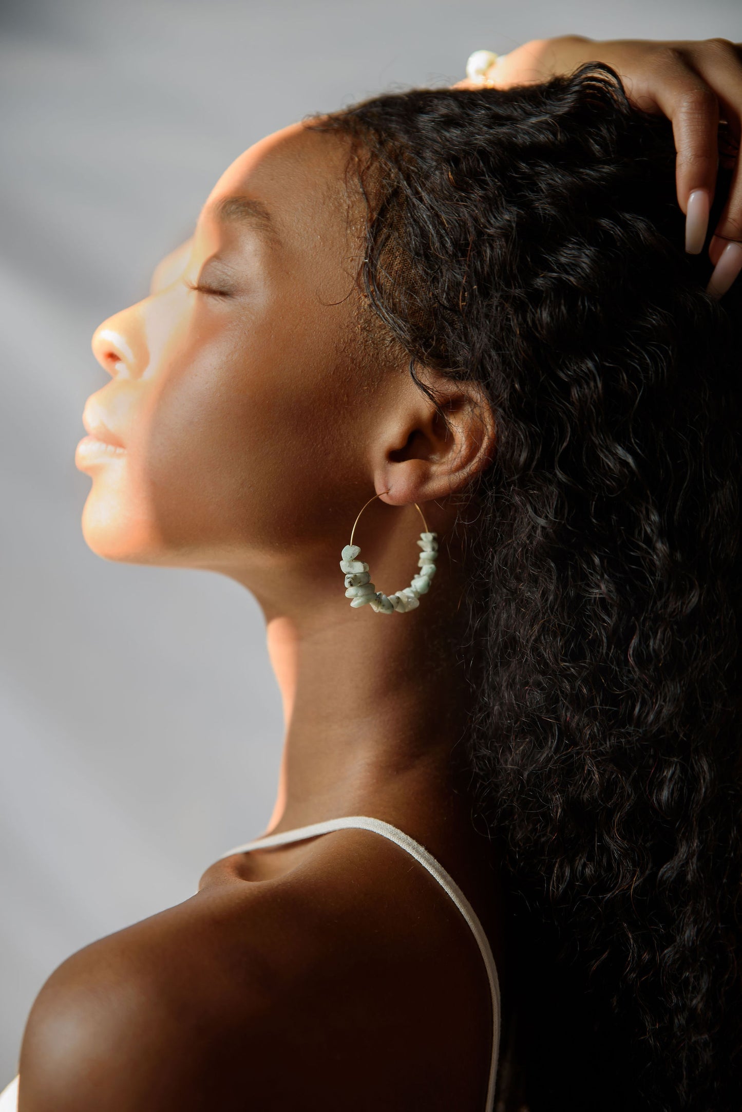 Larimar Ella Earrings
