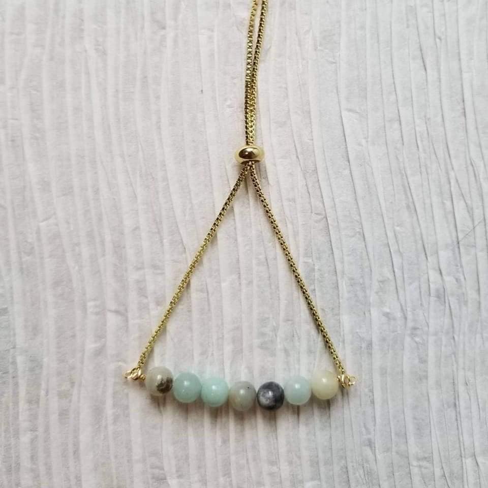 Amazonite Adjustable Bracelet
