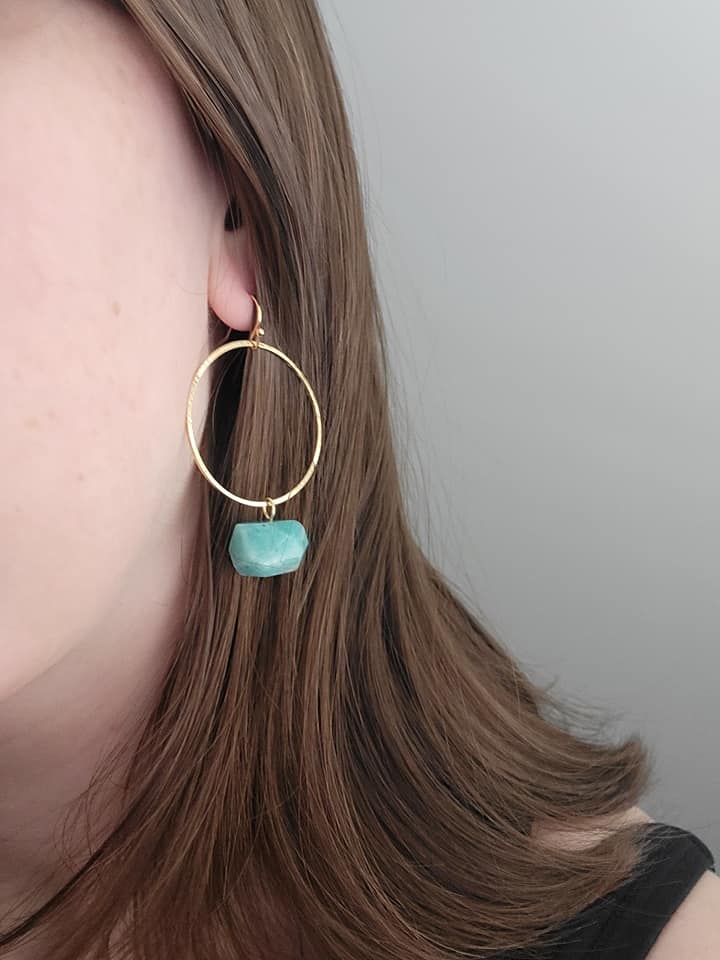 Amazonite Layla Earrings