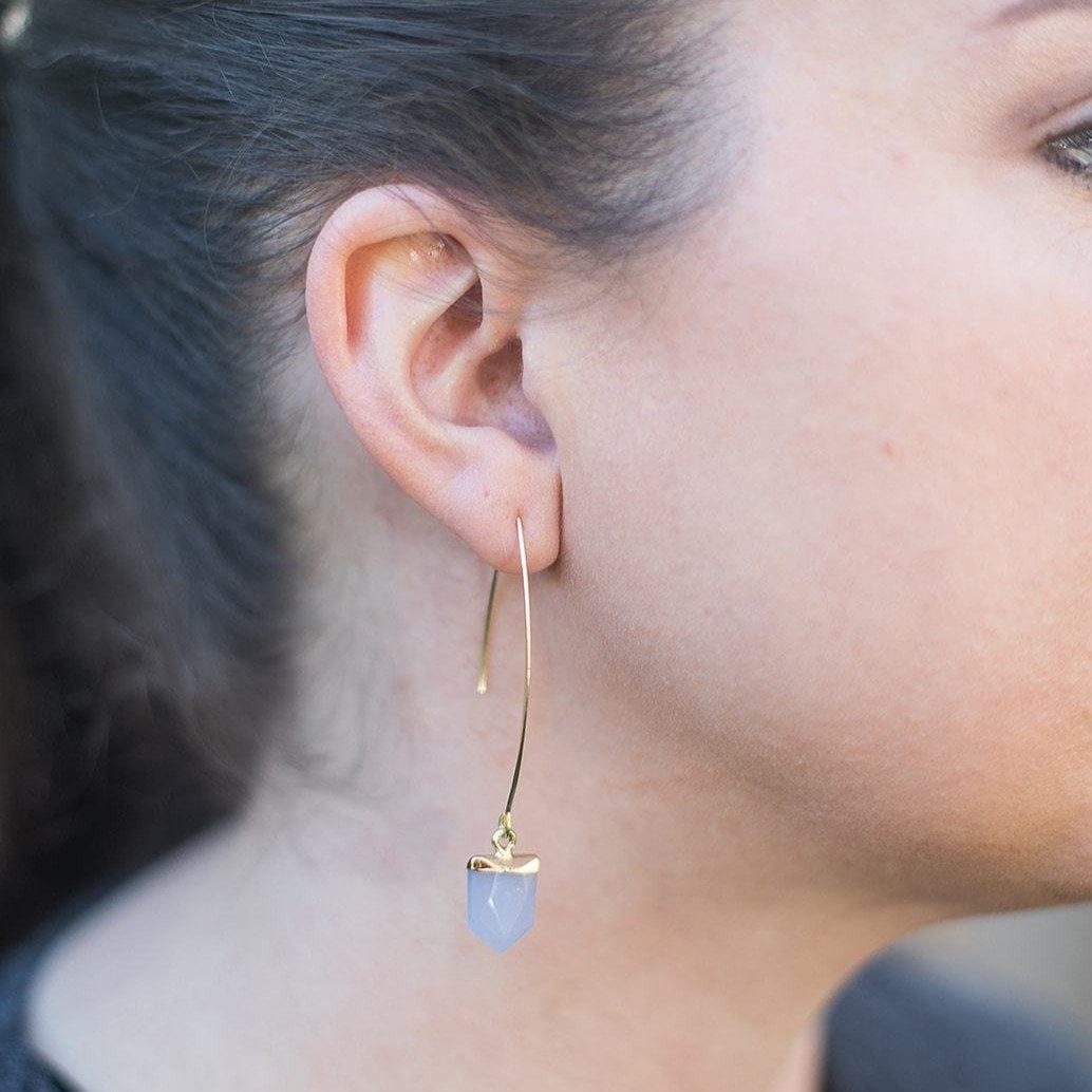 Chalcedony Nellie Earrings