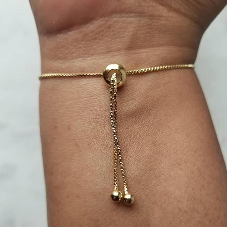 Amazonite Chip Adjustable Bracelet