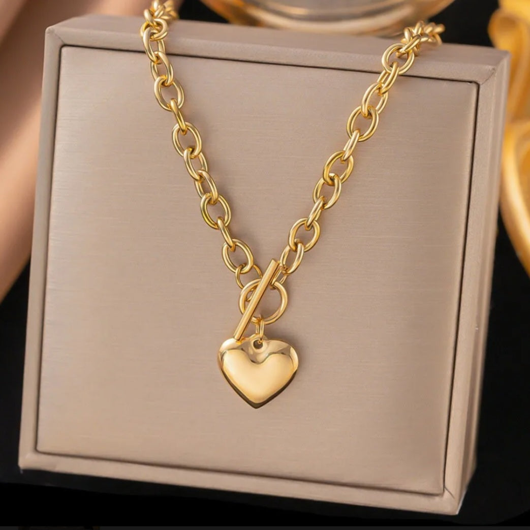 Puffy Heart Necklaces
