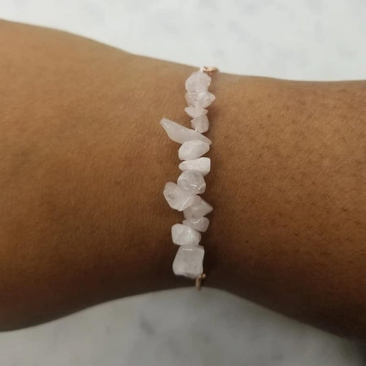 Rose Quartz Adjustable Bracelet