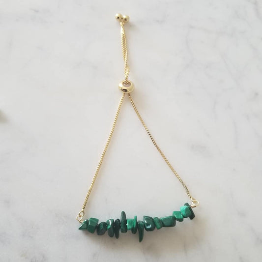 Malachite Adjustable Bracelet