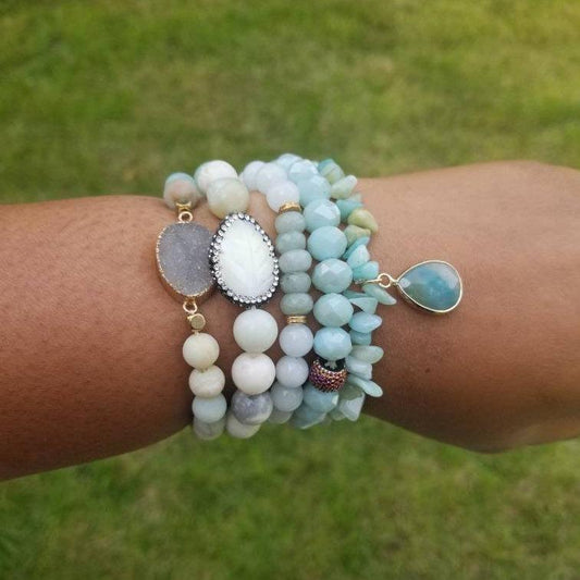 Amazonite Bracelet Stack