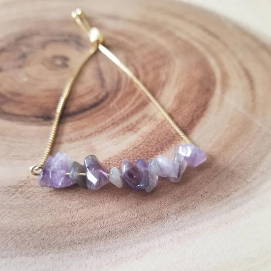 Amethyst Adjustable Bracelet