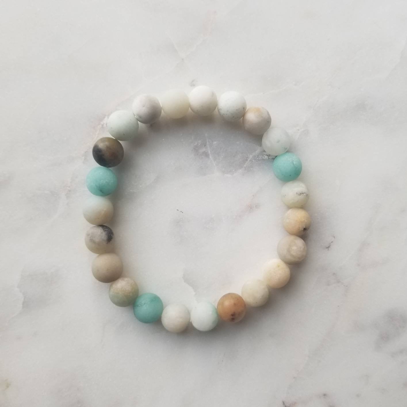Frosted Amazonite Bracelet
