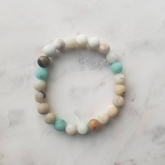 Frosted Amazonite Bracelet