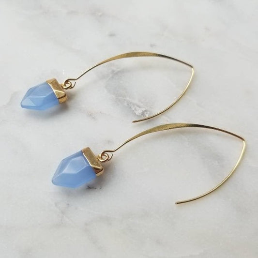 Chalcedony Nellie Earrings