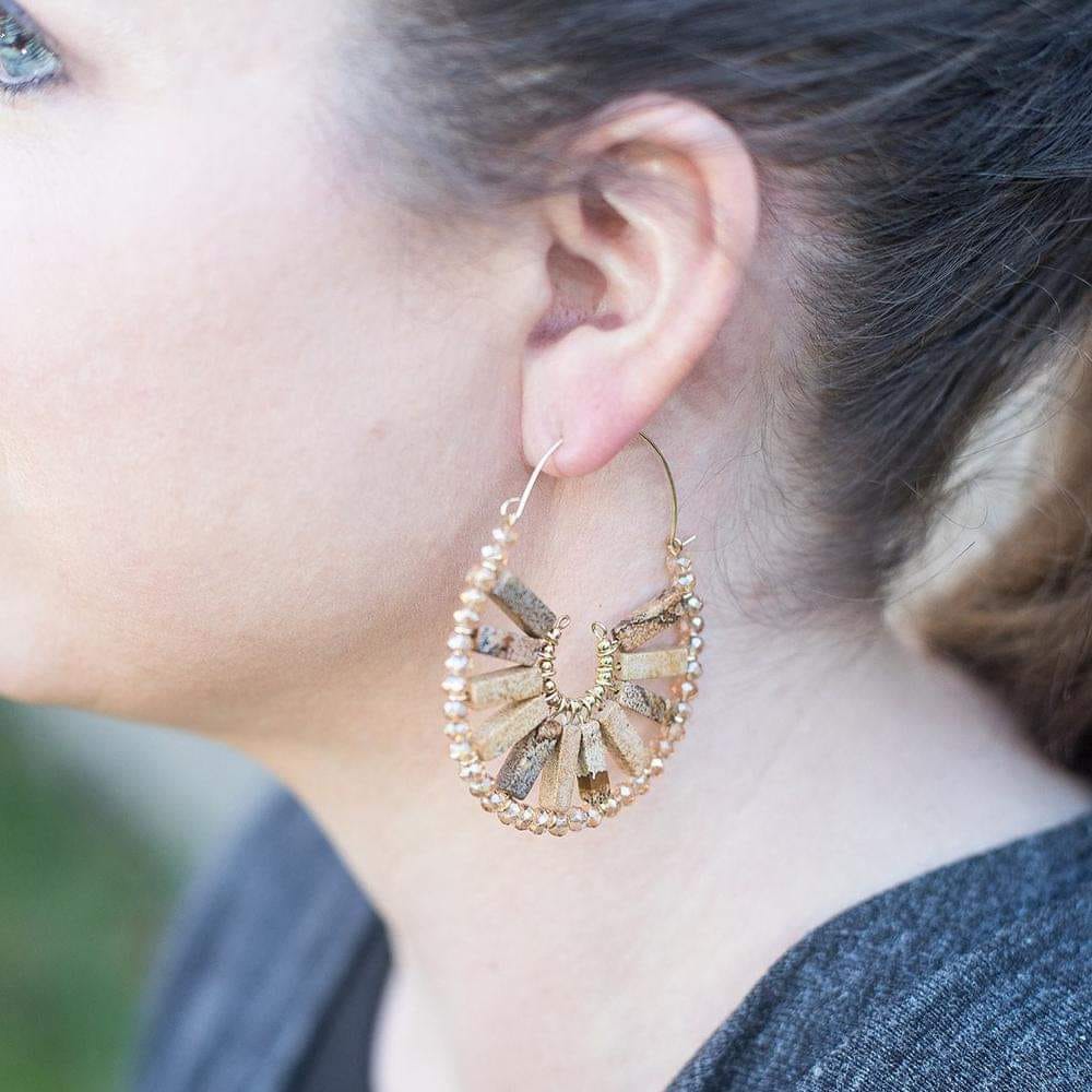 Picture Jasper Dani Earrings
