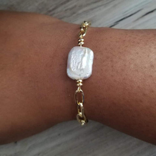 Pearl Chain Bracelet