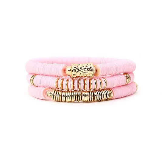 Gold Accent Playful Stacks