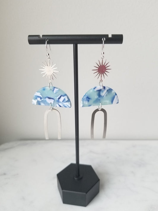 Starburst Resin Arch Earrings PRE-ORDER