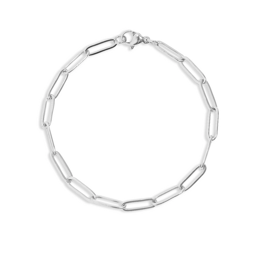 Medium Paperclip Bracelet Stainless Steel