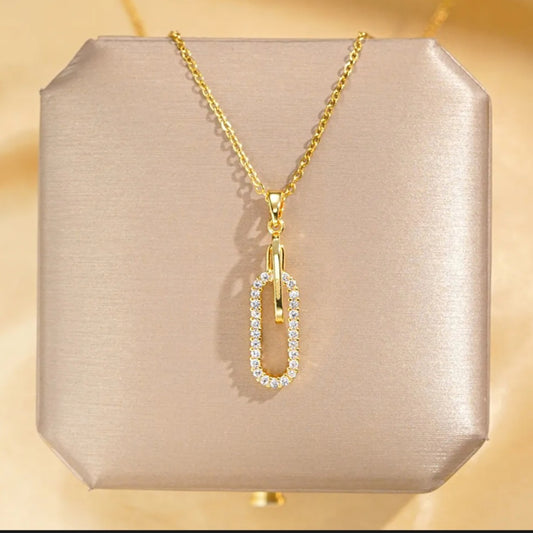 Double Oval Necklace