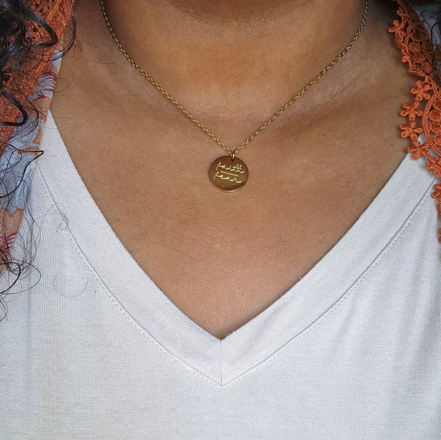 Faith Over Fear Necklace