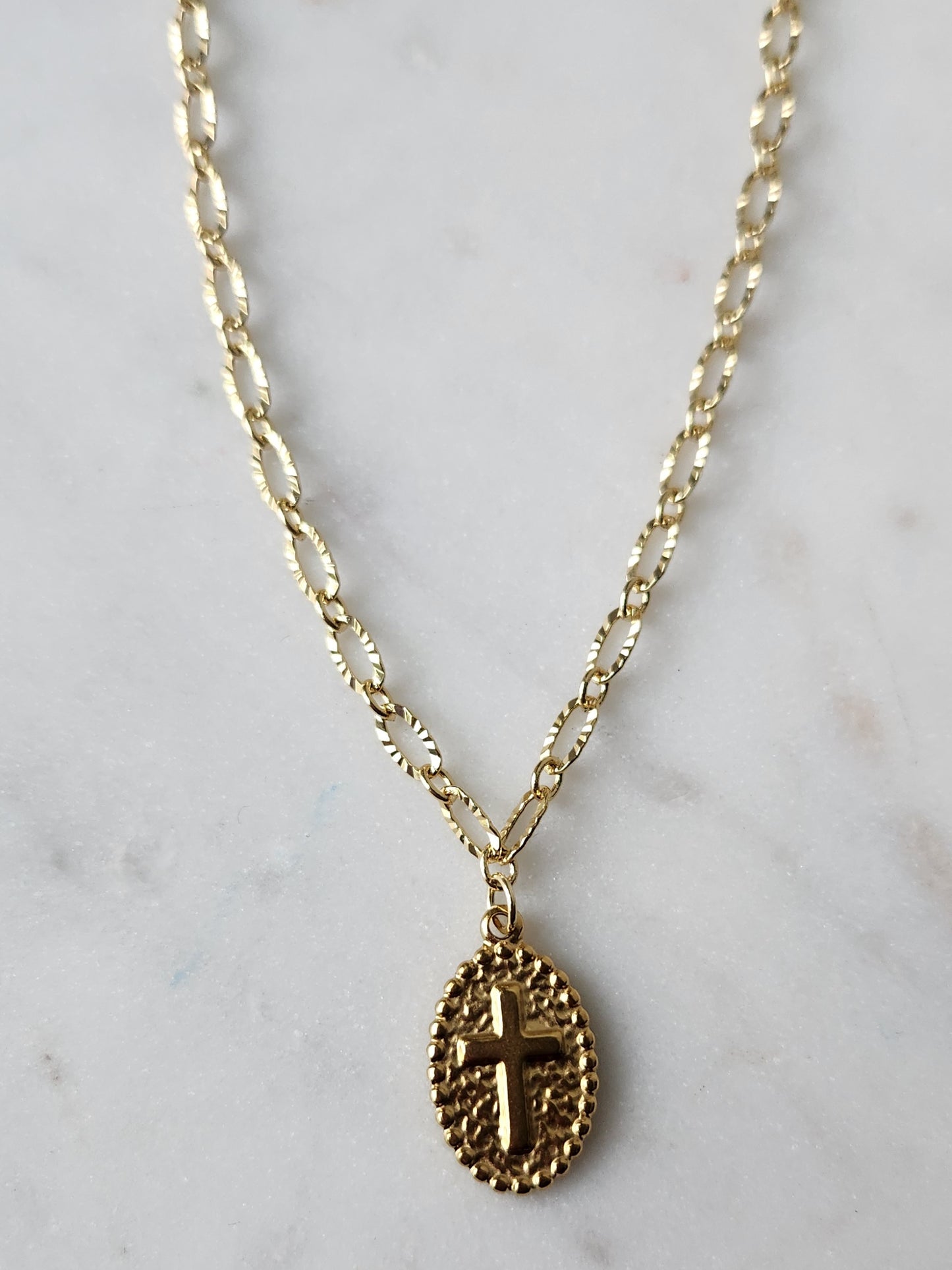Cross Charm Necklace